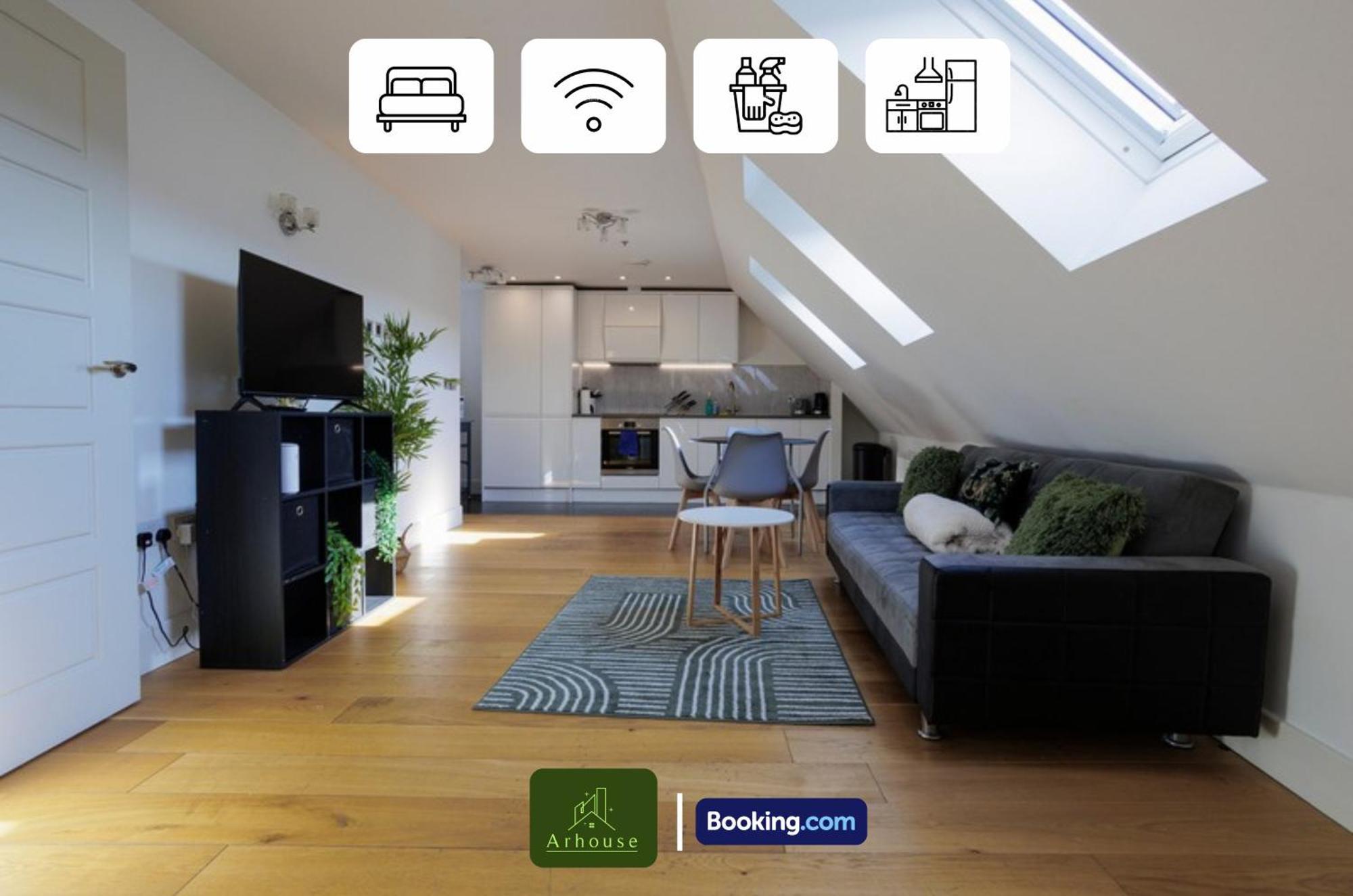 Apartment One Bedroom By Arhouse Short Lets & Serviced Kingston With Free Wifi